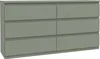 Forte EDMORE Kommode 150 160, moderne Kommode mit 6 Produktbild-Vorschau 3