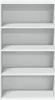 vidaXL Hoge kast, wit, 70x41x124 cm, houtvezel Productafbeelding-voorbeeld 4