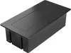GTV - Einbausteckdose MULTISOFT schwarz mit 2x Schuko, USB Produktbild-Vorschau 4