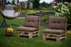sunnypillow Polster für Gartenmöbel - 2er Set : Sitzkissen Produktbild-Vorschau 2
