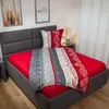 Casa Colori Microfaser Seersucker Bettwäsche - rot grau Produktbild-Vorschau 7