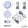 Dreamgarden Einlassgriff Edelstahl Schwarz Muschelgriff Produktbild-Vorschau 5