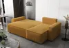 Ecksofa AMRO Schlafsofa mit Bettkasten CORD Stoff (Grün) Produktbild-Vorschau 4