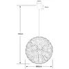 Globo Lighting lampada a sospensione in plastica bianco Anteprima dell’immagine prodotto 15