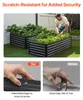 Podwyższona grządka metalowa SucceBuy 1800 x 900 x 430 mm, Podgląd zdjęcia produktu 4