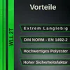 Rundschlinge 2 Meter bis 2000 kg | Bandschlinge DIN EN Produktbild-Vorschau 2