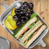 Lunchbox Edelstahl 20 x 14,5 x 6 cm Produktbild-Vorschau 4