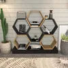 Skye Decor, Cicek - Nero, Rovere, libreria, nero, 120 x 109 Anteprima dell’immagine prodotto 1
