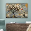 Leinwand Bilder 90x60 cm - Lebensbaum - Graffiti - Produktbild-Vorschau 4