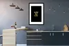 MuchoWow® Gerahmtes Poster Zitate - Gold - Schwarz 60x90 cm Produktbild-Vorschau 5