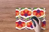 MuchoWow® Mauspad Mousepad Retro - Flower Power - Vintage - Produktbild-Vorschau 4