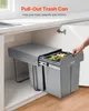 VEVOR cestino estraibile per mobili da cucina (20 L x 2) Anteprima dell’immagine prodotto 2