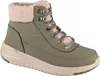 A single green Skechers women's boot is shown against a white background. Voir les images du produit