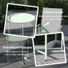 Outsunny Beistelltisch klappbar Gartentisch Ø46 x 53 cm Produktbild-Vorschau 6
