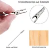Fotohalter - 20 Stück - Kartenhalter aus Holz mit Clip - Produktbild-Vorschau 2