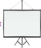 A projection screen on a tripod stand. Produktbild-Vorschau