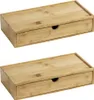 WENKO 2er Set Bambus Organizer TERRA Box Aufbewahrungs Produktbild-Vorschau 1
