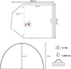 Campingzelt 3–4 Personen –  verdunkelter Innenraum, Produktbild-Vorschau 6
