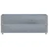 vidaXL Paletten-Aufsatzrahmen 2 Stk. Grau 100x50 cm Produktbild-Vorschau 3