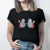 Mr. & Mrs. Panda T-Shirt Sternzeichen Zwilling - Schwarz - Produktbild-Vorschau 3