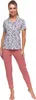 Zweiteiliges Damen-Pyjama-Set mit Blumen und langer Hose Produktbild-Vorschau 6