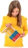 100`er Rechenrahmen blau-rot, Abakus, student`s abacus, Produktbild-Vorschau 3