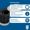 UNITEC Einbautischsteckdose Schuko+USB Stahld Produktbild-Vorschau 12