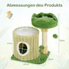 COSTWAY Kratzbaum Klein, Katzenbaum mit Plattform, Produktbild-Vorschau 7