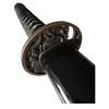 Katana decorativa in bambù, nera, con incisione del drago, Anteprima dell’immagine prodotto 13