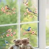 GKA Fensterbild 4 Vögel auf 4 Ästen A9 Fensterfolie Bild Produktbild-Vorschau 3