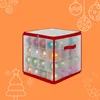 Relaxdays Weihnachtskugel Aufbewahrungsbox, 64 Kugeln, Produktbild-Vorschau 3