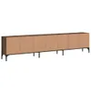 vidaXL TV skříňka se zásuvkou kouřový dub 200x25x44cm Náhled obrázku produktu 9
