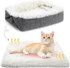 Bett für Katzen und Hunde, 2-in-1-Katzenkorb mit doppeltem Produktbild-Vorschau 1