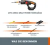 WORX WX550.9, Horní rukojeť, Černá, Oranžová, Kartáčovaný, Náhled obrázku produktu 12