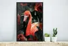 MuchoWow® MuchoWow® Gerahmtes Poster Flamingo - Rot - Blume Produktbild-Vorschau 4