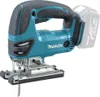 A cordless jigsaw with a battery pack attached, shown against a white background. Produktbild-Vorschau