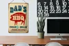 Blechschild Retro 20x30cm dad`s world famous BBQ grillin Produktbild-Vorschau 5