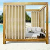 Topchances 2 Stück Outdoor Vorhang mit Ösen, Wasserdicht Produktbild-Vorschau 4