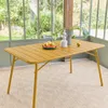 sweeek - Klappbarer Gartentisch aus Stahl für 6 Personen - Produktbild-Vorschau 3