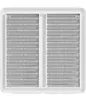Lüftungsgitter 150x150mm Abluftgitter aus ASA Kunststoff Produktbild-Vorschau 5