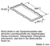Siemens iQ500, Deckenlüfter, 90 cm, Weiß LR97CBS20 Maße Voir les images du produit