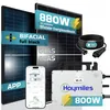 SUNNIVA® Balkonkraftwerk 880/800W Solaranlage, mit Hoymiles Produktbild-Vorschau 1