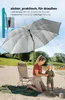 Sonnenschirm Strand Ø 180 cm SunnyJoy, Türkis - UPF 50+ Produktbild-Vorschau 2
