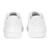 A pair of white Puma sneakers shown from the back. Podgląd zdjęcia produktu