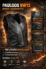PAULGOS Lederweste Biker Kutte Clubweste Chopper Weste 100% Produktbild-Vorschau 4