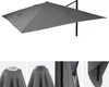 A collage of images showing a gray umbrella cover and close-ups of its details. Náhled obrázku produktu