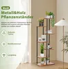 CMYbabee Pflanzenständer, 7 Etagen Hölzern Blumenregal Produktbild-Vorschau 5