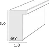 Deknudt S46YK1 WALL Bilderwand mit 6 weißen Holzrahmen / Produktbild-Vorschau 7