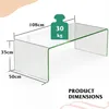 Costway Table basse Costway - en verre trempé - Table Voir les images du produit 11