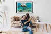 Bild - Bilderrahmen - 100 cm x 70 cm - MDF - Rahmen - Foto Produktbild-Vorschau 3